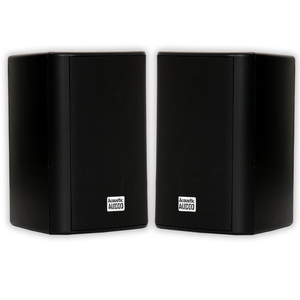 Acoustic Audio AA351B front view showing speakers and compact cabinet, durable outdoors