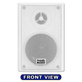 Acoustic Audio AA351W size comparison with hand showing compact profile and space-saving benefit