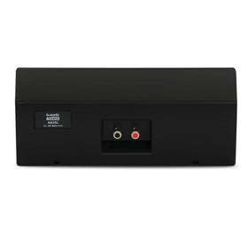 Acoustic Audio by Goldwood AA35CB placed on a bookshelf in living room illustrating compact fit and enhanced dialogue