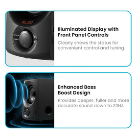 FM tuner dial for local radio and background music