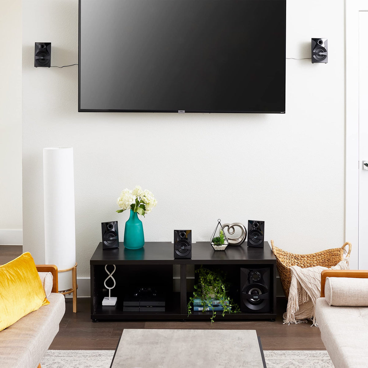 Acoustic Audio by Goldwood AA5400 satellite front-left for immersive surround sound
