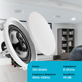 CS-IC83 flush-mount installation for seamless ceiling integration