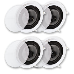 Acoustic Audio CS-IC83 ceiling speaker front view for immersive home theater.