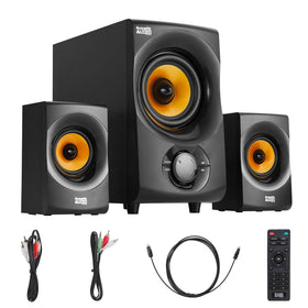 Acoustic Audio by Goldwood AA2170 front view, sleek design ideal for living rooms.