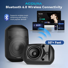 ACOUXA IP66 weatherproof enclosure protects against rain and dust