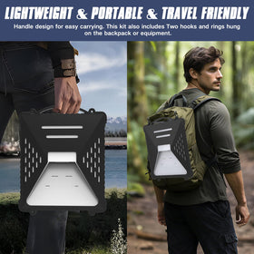 ACOVER handle with carabiners ready for travel and convenient carry benefit