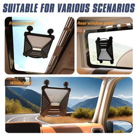 ACOVER installed on RV sunroof illustrating rugged travel stability benefit