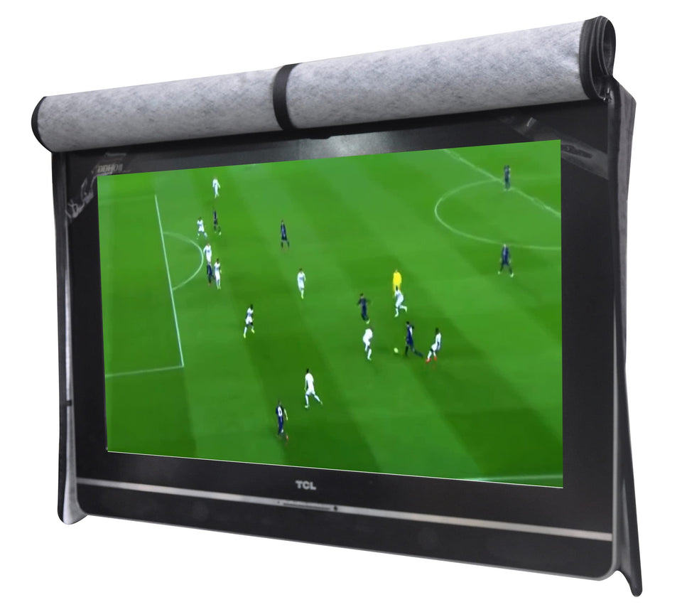 acoveritt front view on TV showing full coverage and weather protection