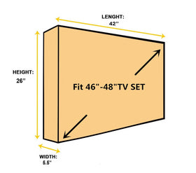 acoveritt outdoor mounted TV with cover in patio lifestyle setting