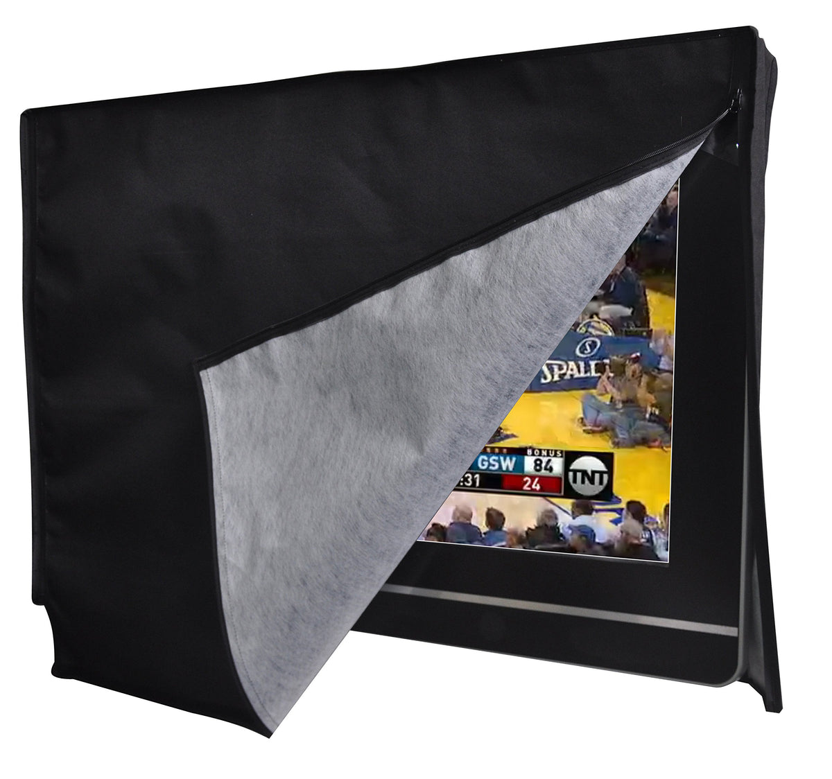 acoveritt transparent PVC windows visible when cover is rolled up for viewing convenience
