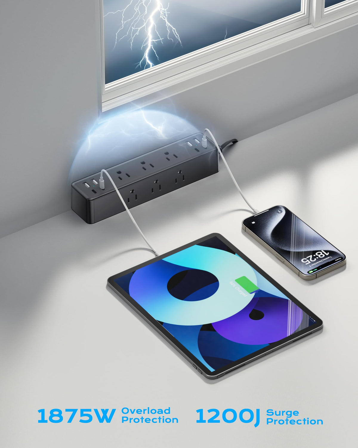 Acozvin packaging and accessories including screws for quick installation