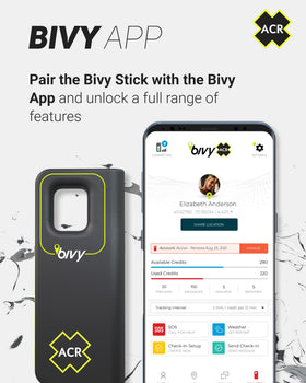 ACR Bivy Stick offline maps enable navigation without service.
