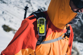 ACR ResQLink 400-hiking-use, worn during hiking for safety and rapid alerts