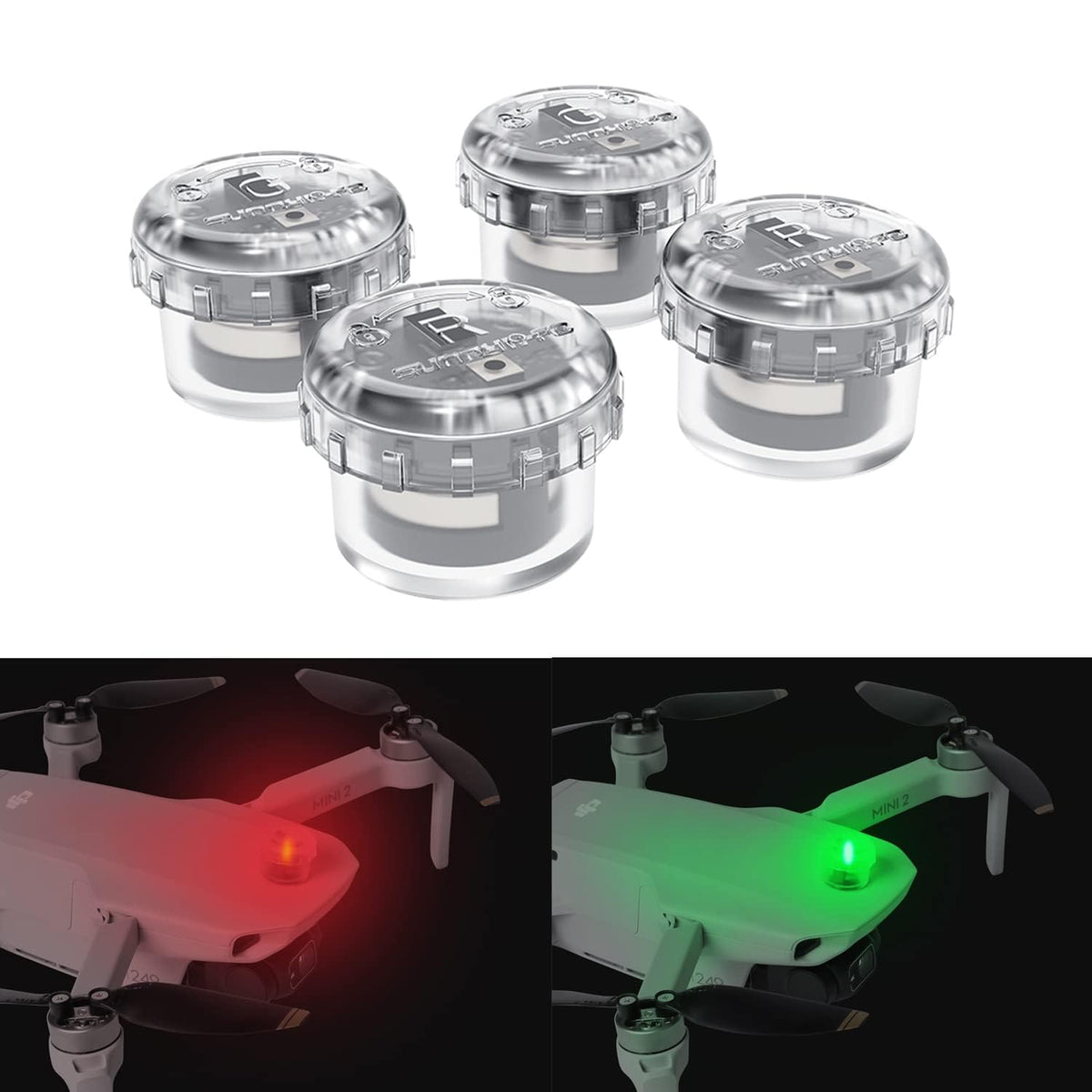 ACROTOR anti-collision LEDs for quick flash modes in mid-air.