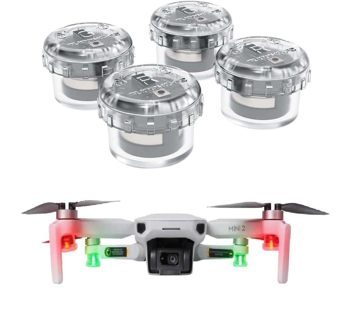ACROTOR drone strobe lights kit for enhanced night visibility and navigation.