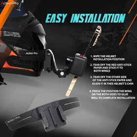 Action Pro removable j-hook detail demonstrating easy repair and replacement
