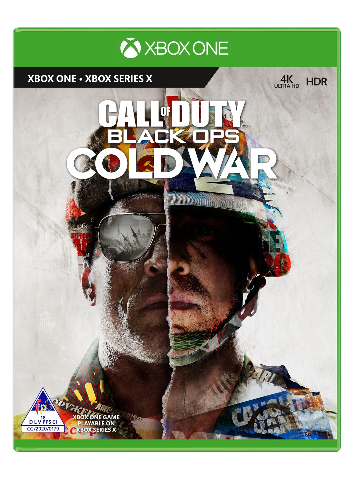 ACTIVISION Call of Duty Black Ops Cold War box art showing cover and platform benefit