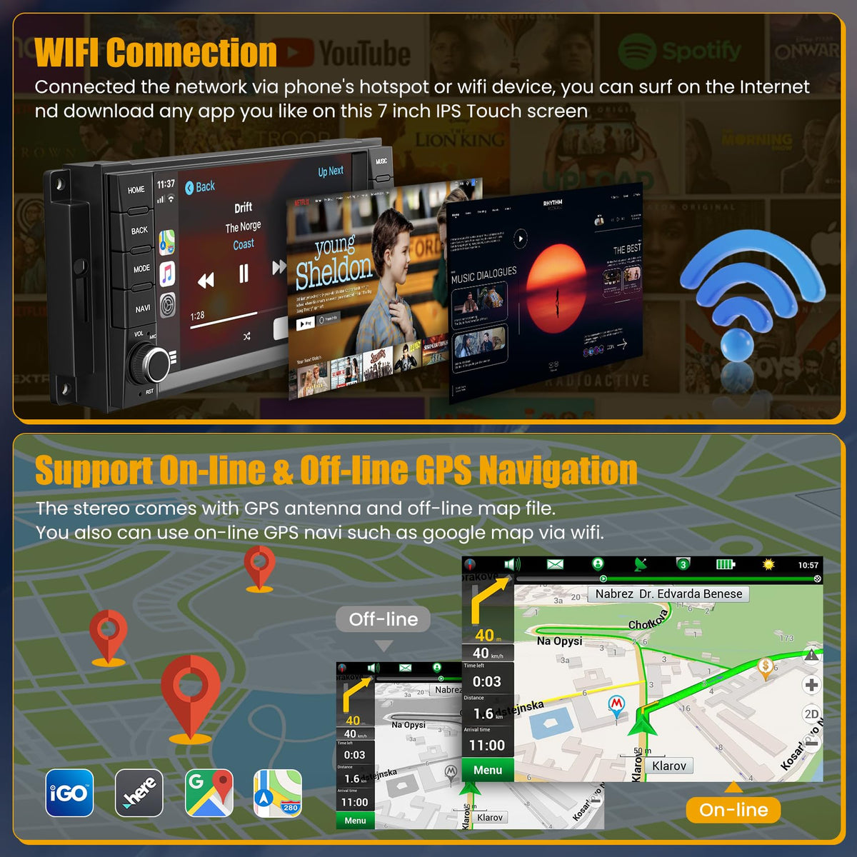 Adapter Universe backup camera with 170-degree view enhances rear awareness