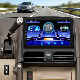 Adapter-Universe CRV stereo 9-inch QLED display for clear maps and music visuals.