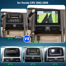 Adapter-Universe CRV wireless CarPlay screen for smooth navigation and hands-free calls.