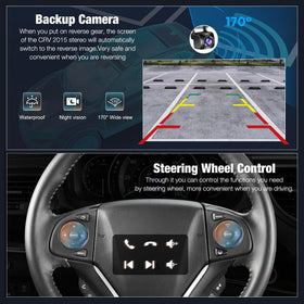 Adapter-Universe CR-V backup camera with 170-degree wide view