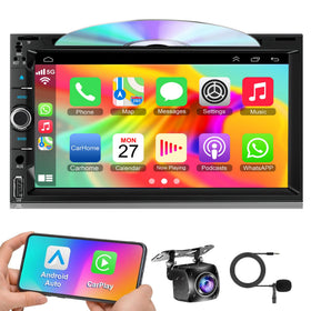 Adapter-Universe double din 7in touch screen boosts in-car control.