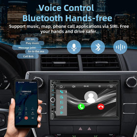 Adapter-Universe mirror link function mirrors your phone to the stereo.