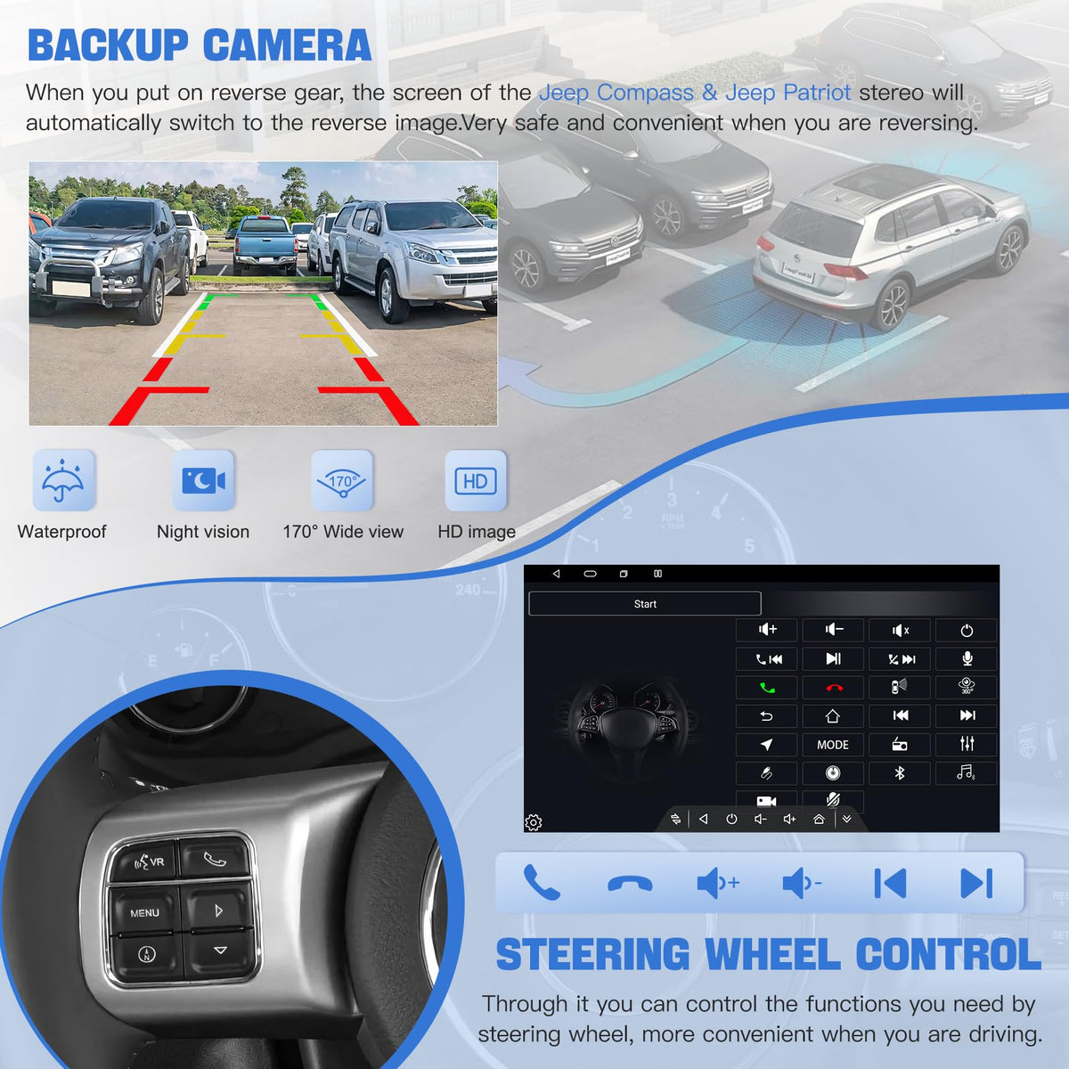 Adapter-Universe split-screen view with navigation and music, improving multitasking