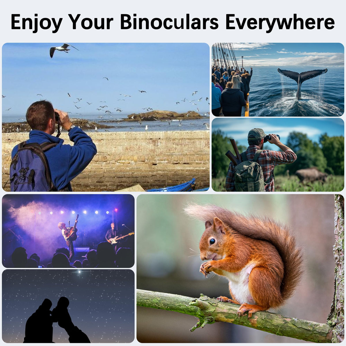 Adasion 15x56 binoculars BAK4 prisms deliver sharp, high-contrast images