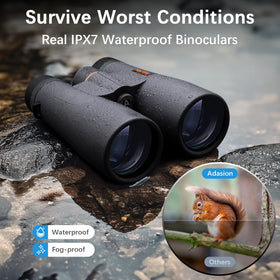 Adasion 15x56 binoculars large eyepiece provides wider, brighter field of view