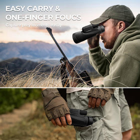 Adasion 15x56 HD monocular is waterproof and fog-proof for rugged outdoor use.