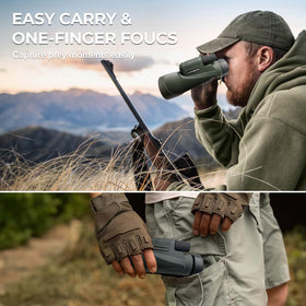 Adasion IPX7 waterproof design protects against rain during outdoor adventures.