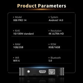 ADDCOLOR box beside remote to illustrate compact size and living room fit