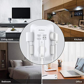 Addtam 5-Outlet Extender ideal for dorm rooms and desks.
