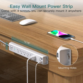 Addtam close-up of USB ports including USB-C, fast charging convenience