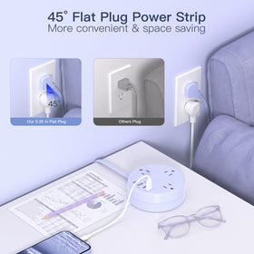 ETL-certified safety shell of Addtam power strip provides durable protection