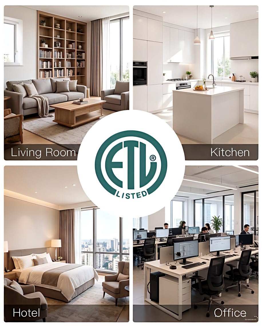 Addtam ETL-certified safety ensures reliable performance for home and dorm environments.