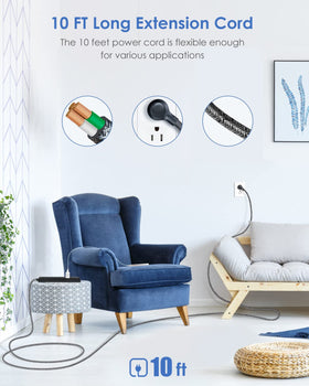 Addtam flat plug angle saving outlet space and improving fit behind furniture