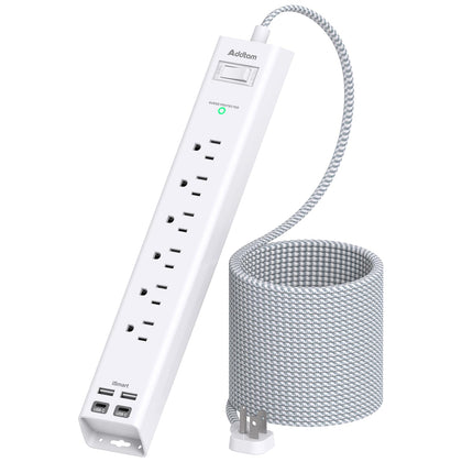 Addtam front view showing outlets and ports, clean charging station benefit