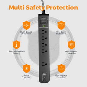 Addtam product packaging and label, shows specs and safety features clearly