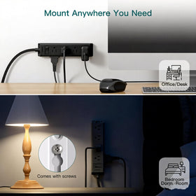 Addtam wall mount holes shown for secure installation.