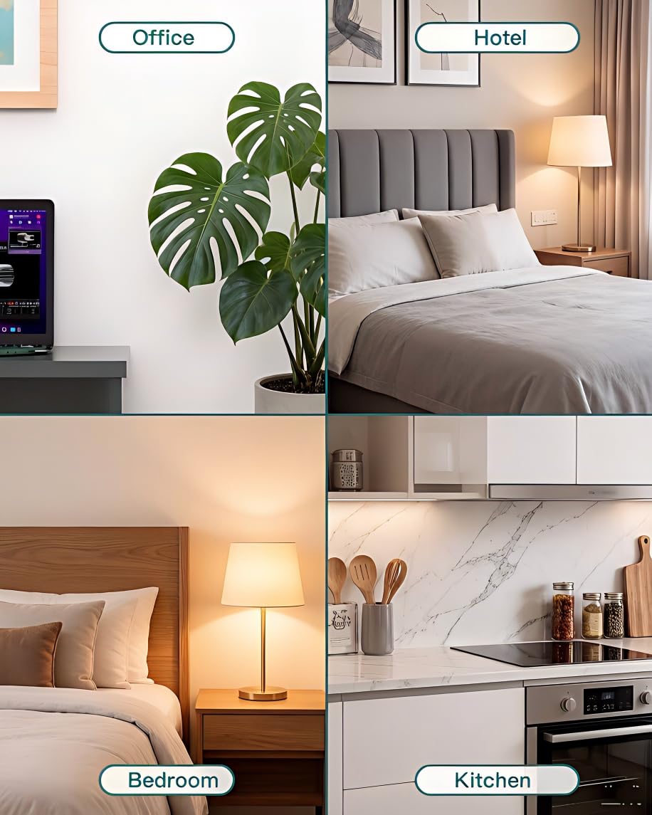 Addtam next to smartphone to show compact scale and space-saving benefit
