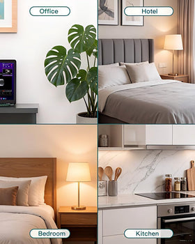 Addtam next to smartphone to show compact scale and space-saving benefit