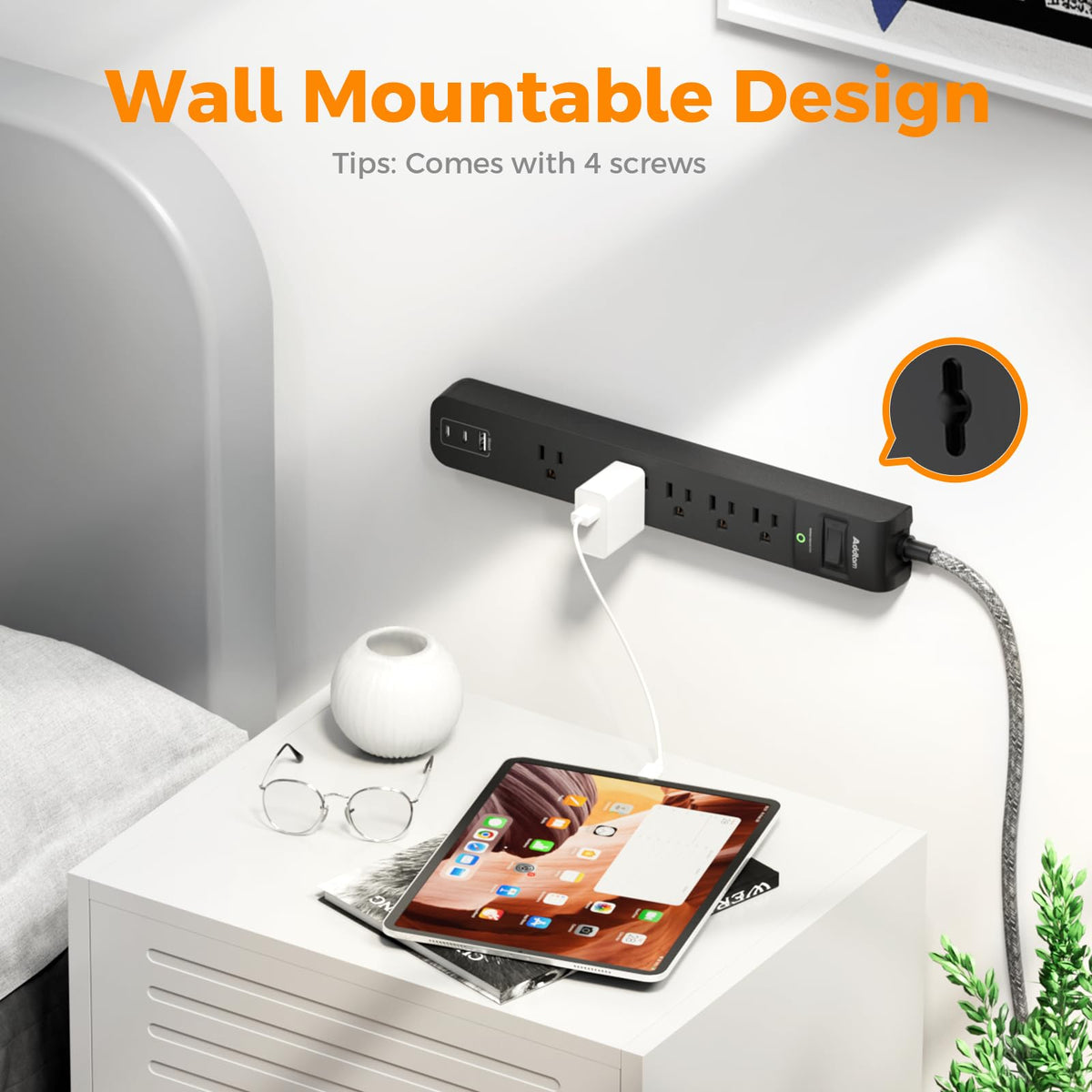 Addtam usb ports detail smart charging to optimize device charging