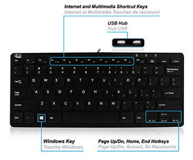 Quiet membrane keys on Adesso SlimTouch 510 for smoother typing