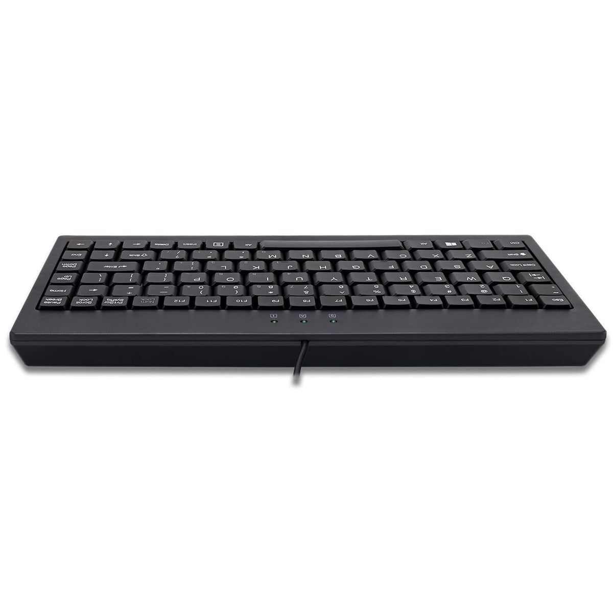 Adesso AKB-110B keycap close-up showing membrane texture and quiet typing benefit