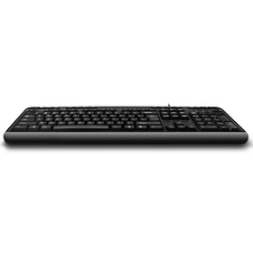 Quiet membrane keys on Adesso AKB-132HB provide a calm typing experience