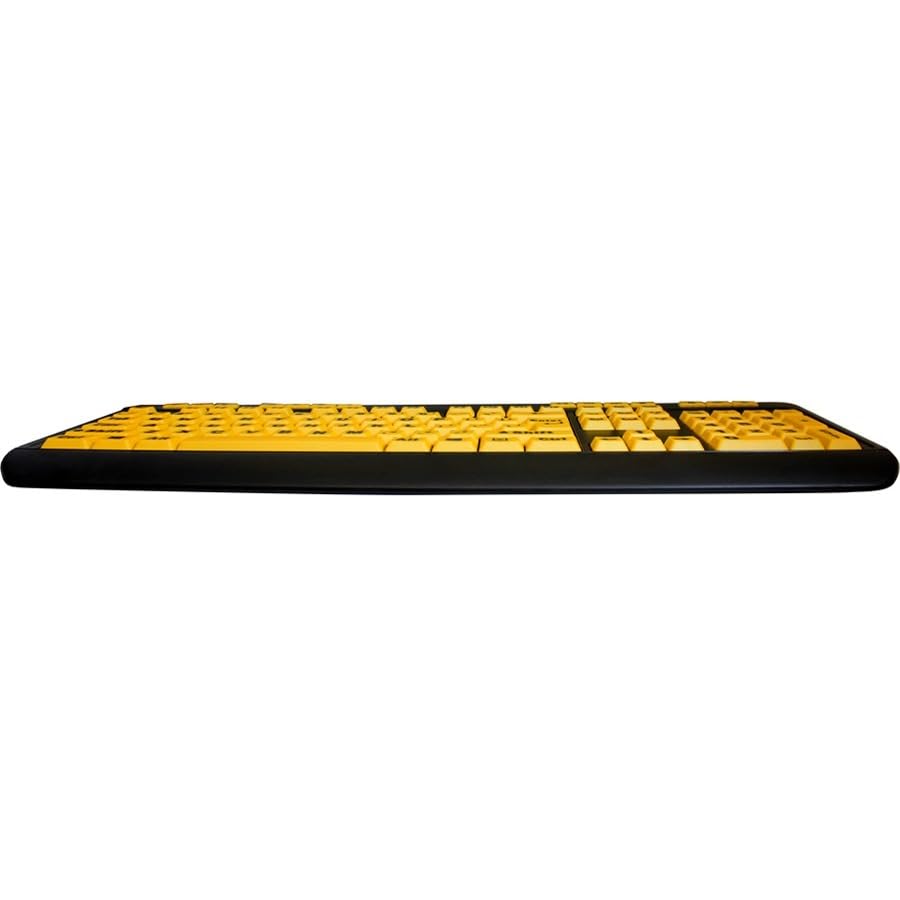 Adesso AKB-132UY quiet membrane switches deliver a calm, steady typing experience.