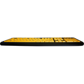 Adesso AKB-132UY quiet membrane switches deliver a calm, steady typing experience.