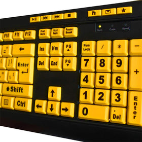 Adesso AKB-132UY Windows one-touch controls launch apps with a single press.